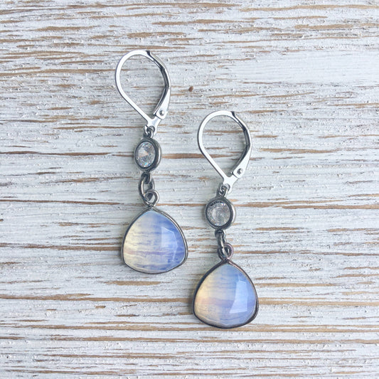 VBC er 19097 OPALITE CRYSTAL SWK SLVPT